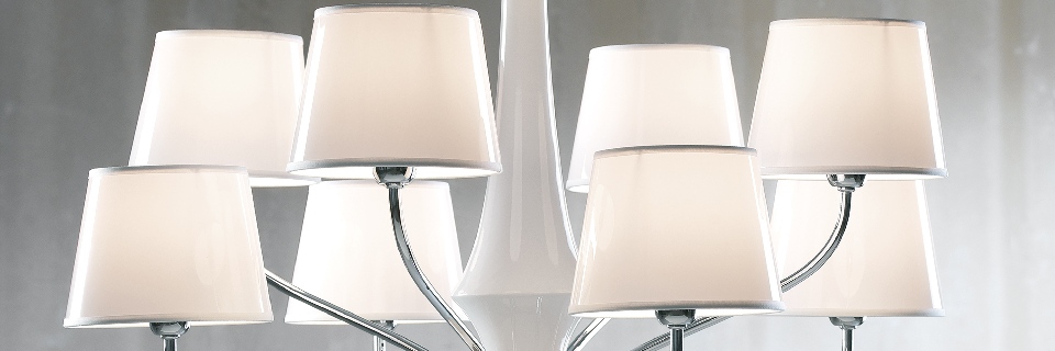 Kolekcja Conic Gloss Branco - żyrandol