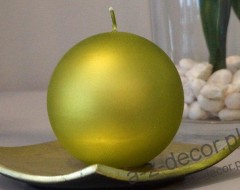 Świeca-kula-welwetowa