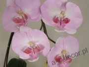 Pink artificial orchids