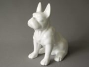 White ceramic dog
