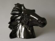 Ceramic horse head